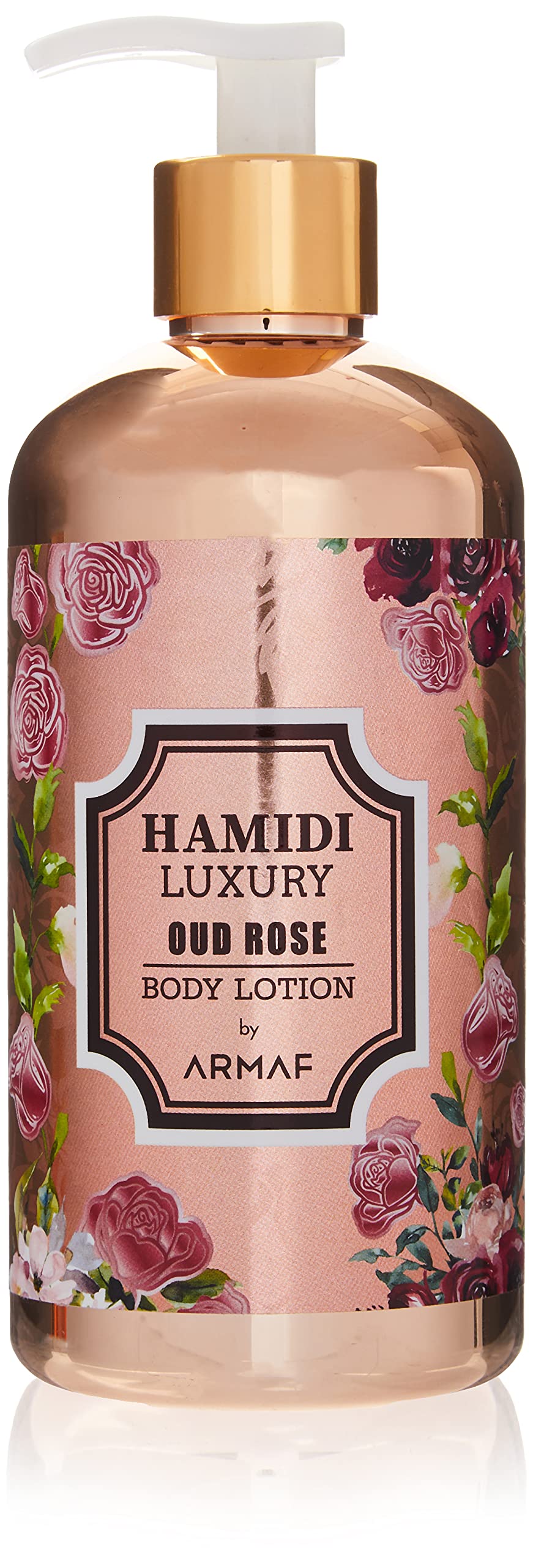 Hamidi Luxury Oud Rose Body Lotion Soft/Smooth/Glowing/Scented Skin Care Lotion For Unisex 500ml