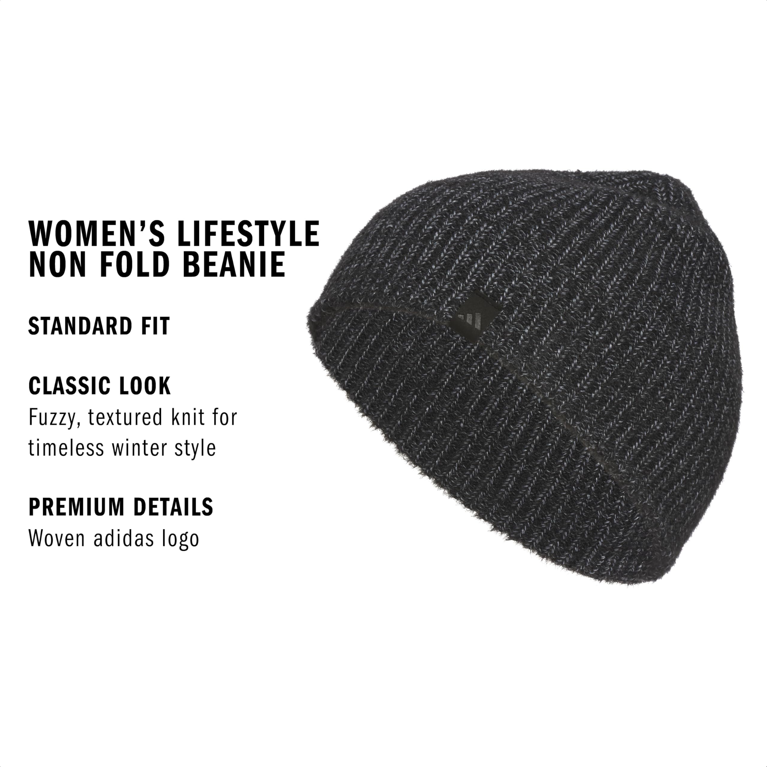 adidas Czapka zimowa Kobiety Lifestyle Non Fold Beanie, Fuzzy Soft Yarn Winter Hat/Cap