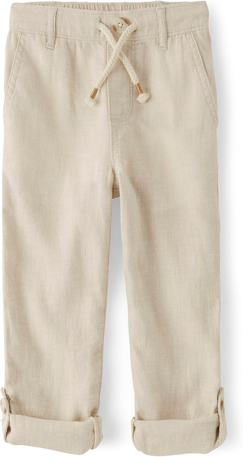 Gymboree Boys' and Toddler Pull on Linen Pants - Picture 7 of 25
