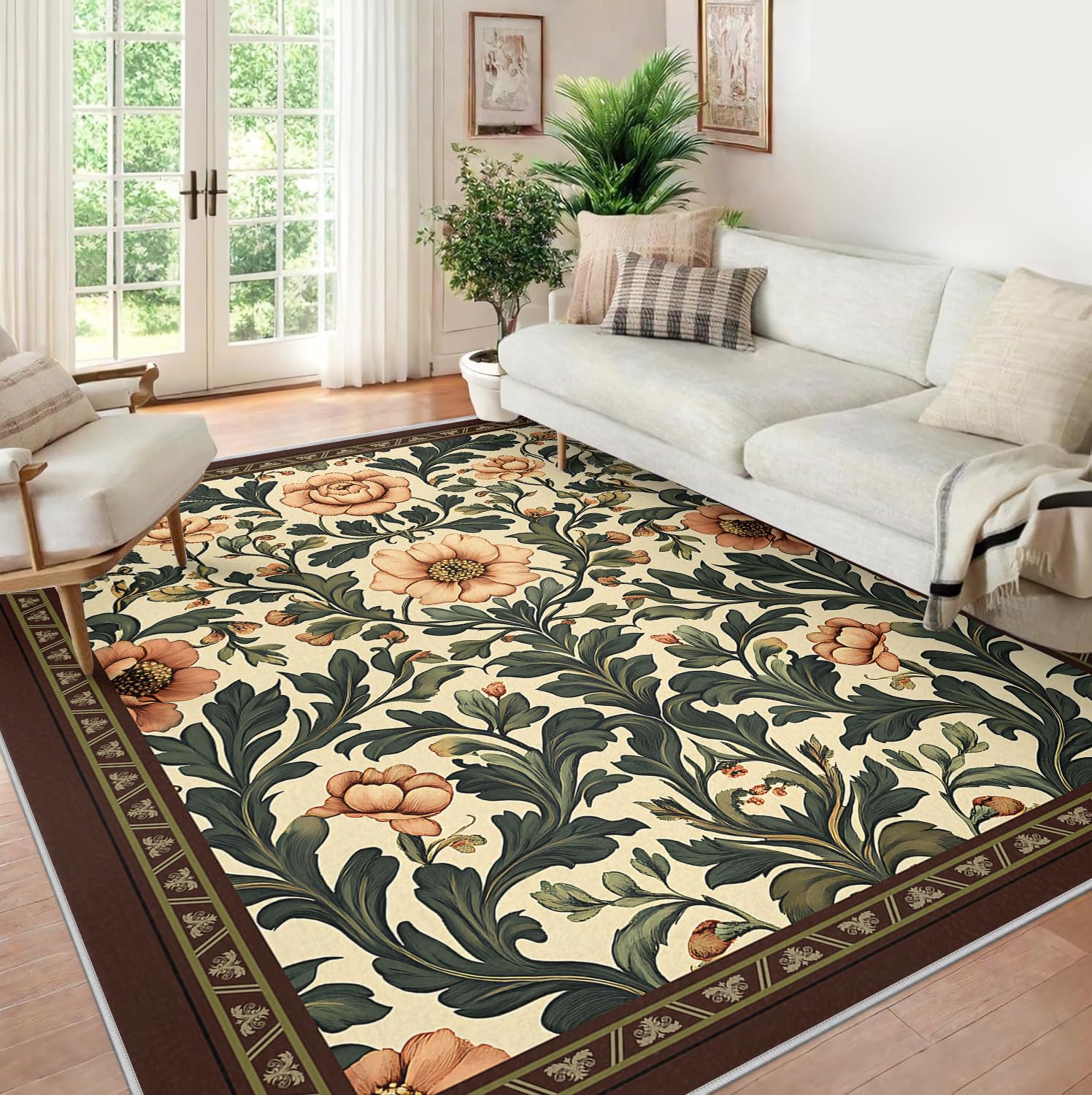 Tapis bohème 200x300cm pour créer un salon vintage et chaleureux
