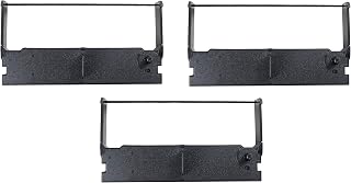 Sam4s 3-Pack ER-5115II Ribbon, Ribbon, Ink, Cartridge, Compatible with TEC MA-1350, MA-1530, MA-1535, ERC-32, ERC32, Epson M820, TM-935, TM-U150, TM-U420, TM-U675, TM-H6000, TM-H6000II (Purple)