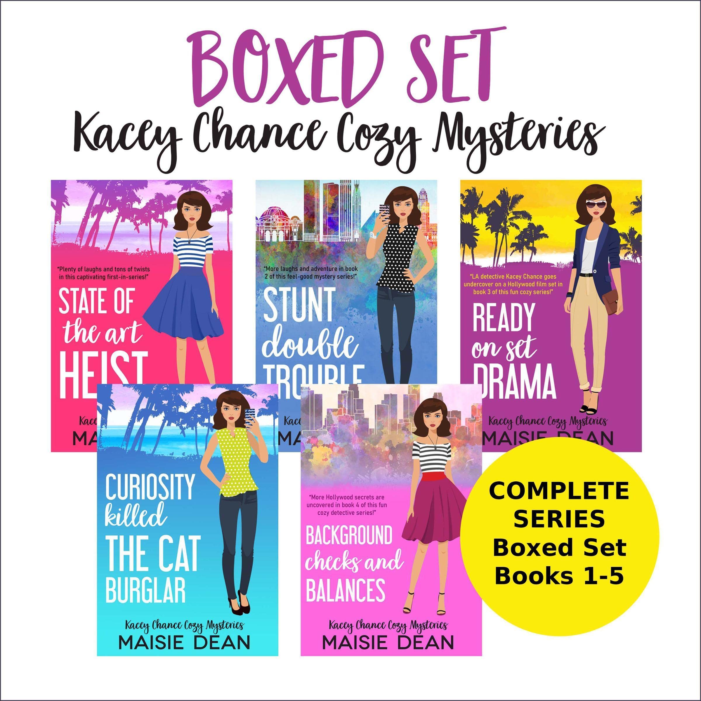 Cover art for Kacey Chance Cozy Mysteries