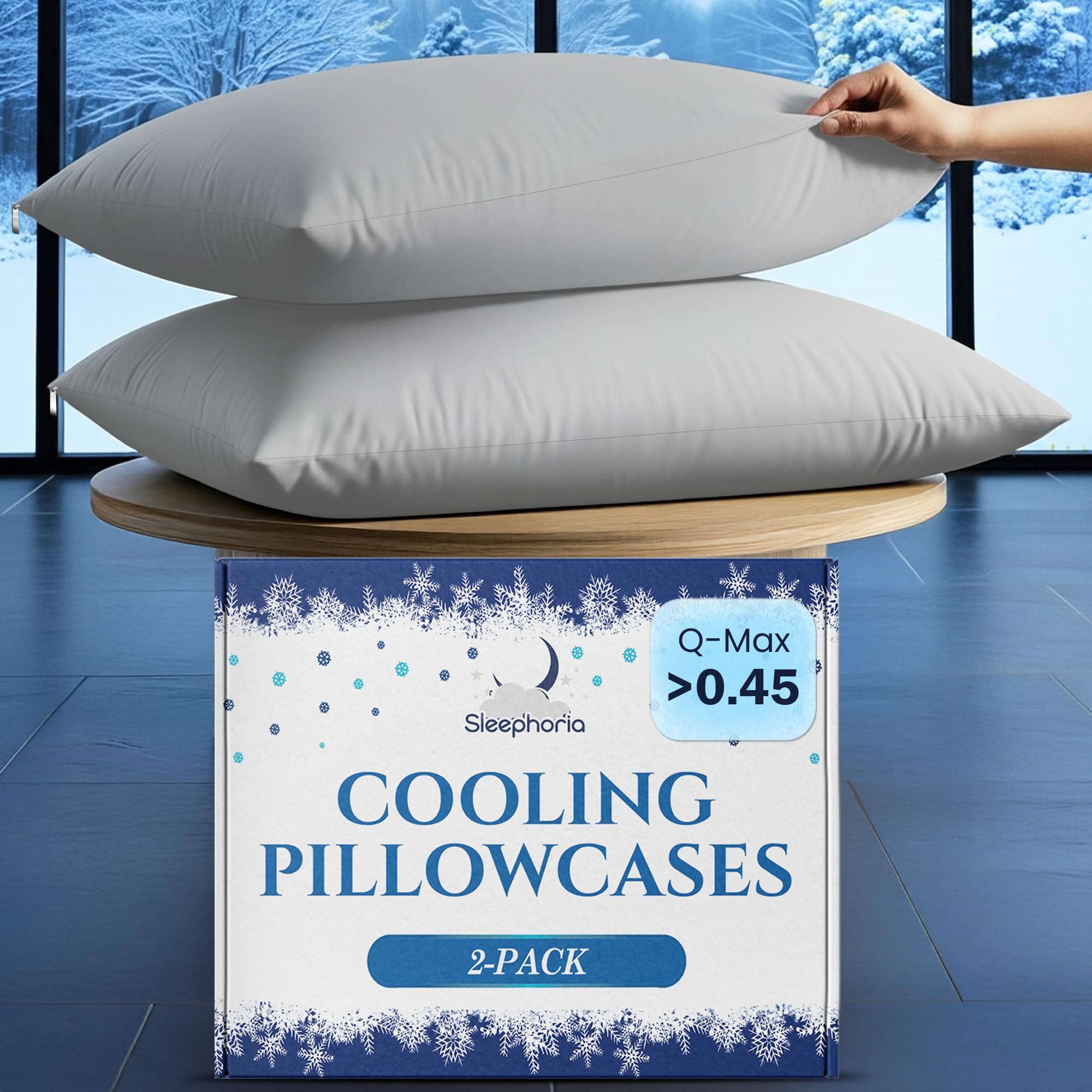SLEEPHORIA BreezeWeave Cooling Pillow Cases