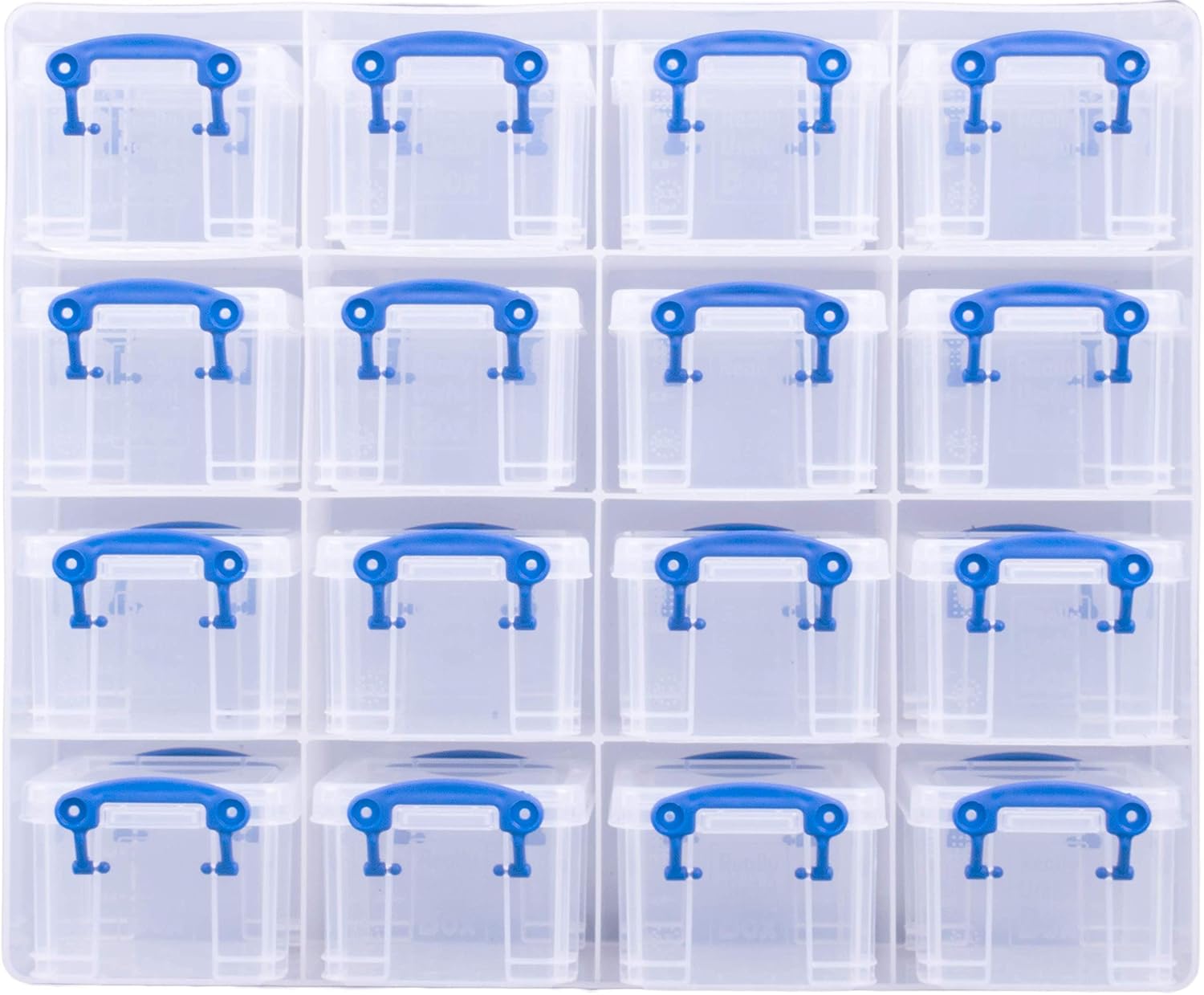 Flаѕh Dеаlѕ - 80% оƒƒ Really Useful Organiser, 16 x 0.3 Litre Storage Boxes in a Clear Plastic Organiser and Clear Boxes