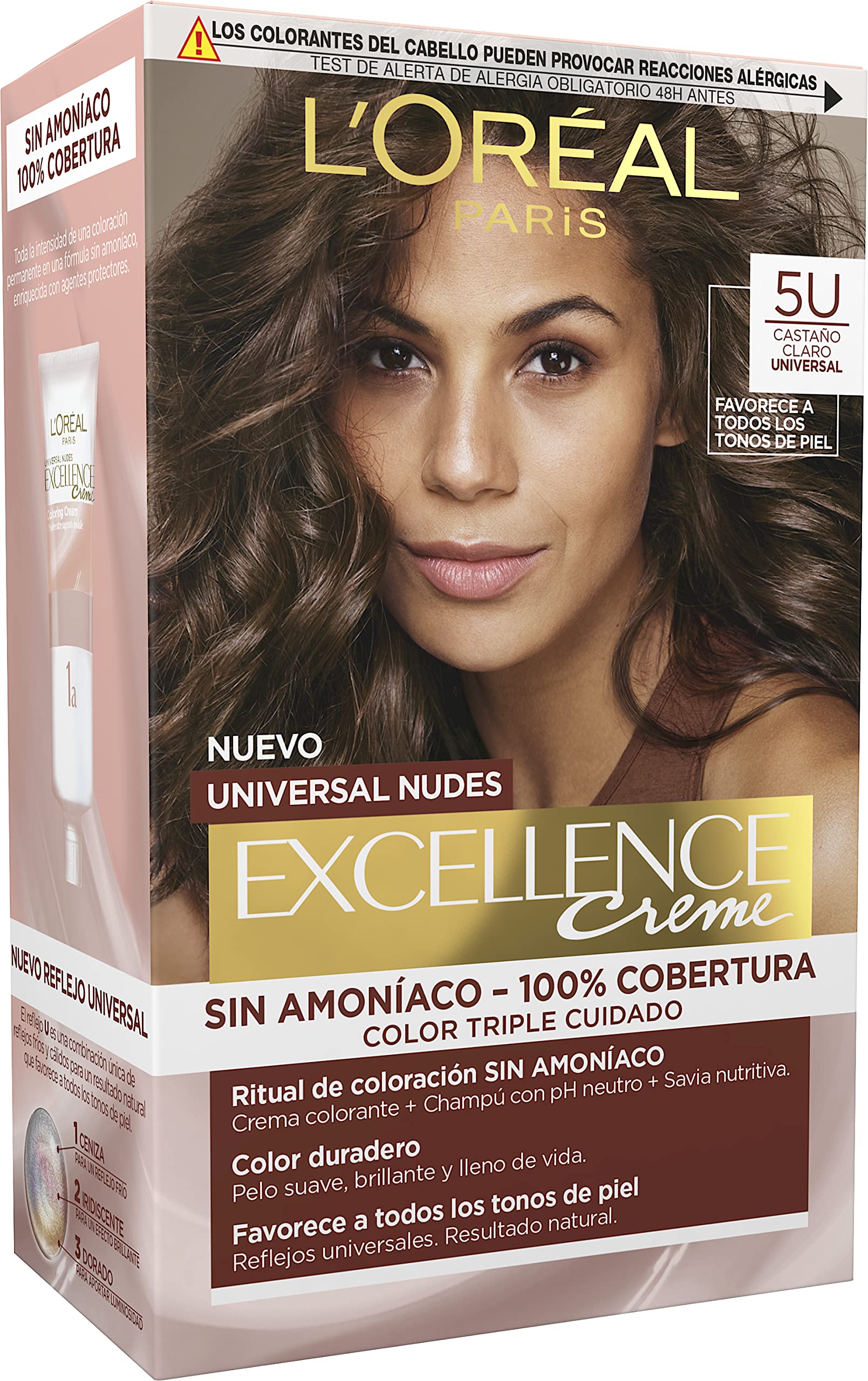 L'Oréal Excellence Universal Nudes Castaño Claro 5U 550