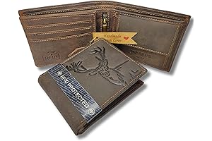 Thin BLUE HUNTER Wallet: The Ultimate Leather Accessory for Men