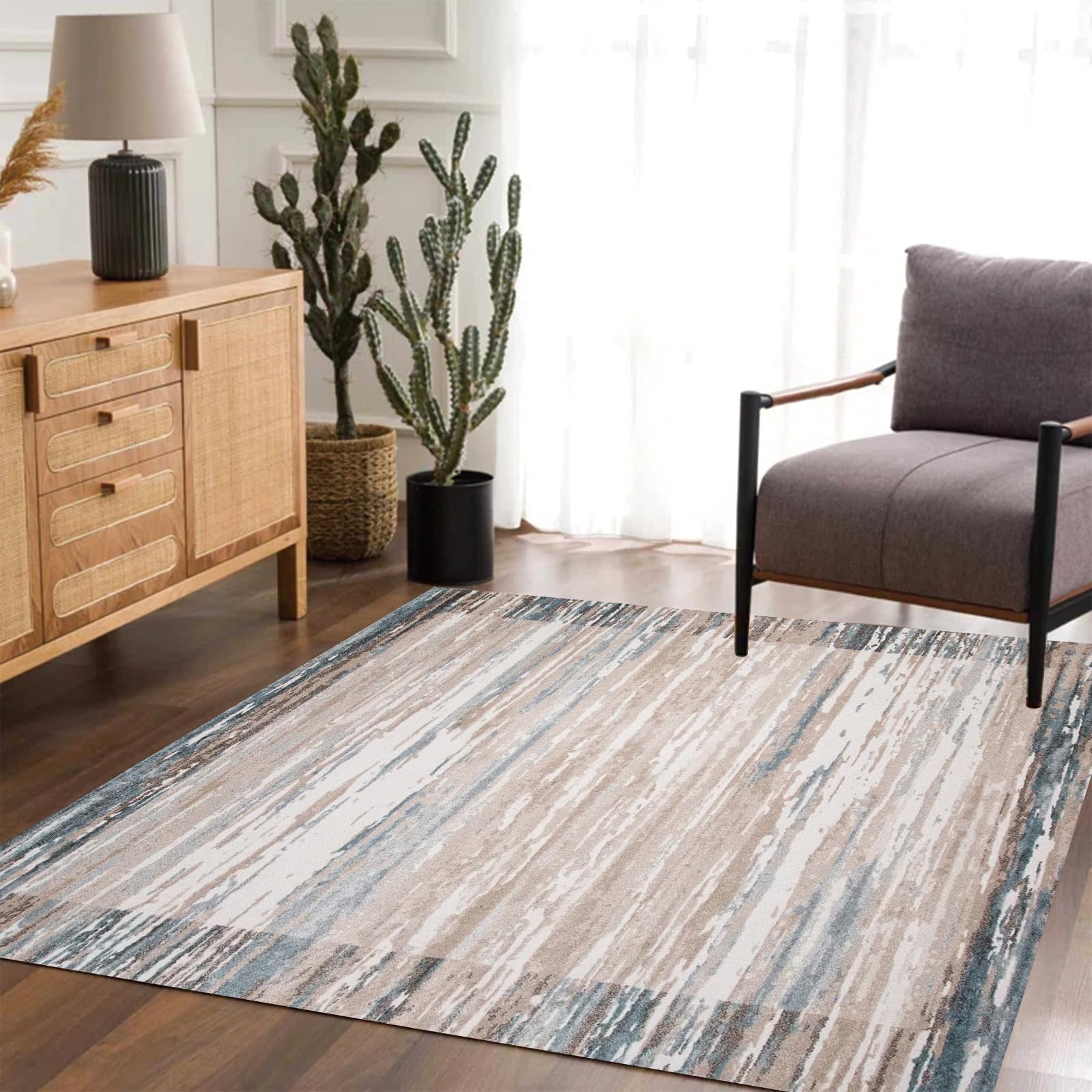 Amazon.com: OWUFFY 4 x 5ft / 48 x 60in Area Rugs - Machine