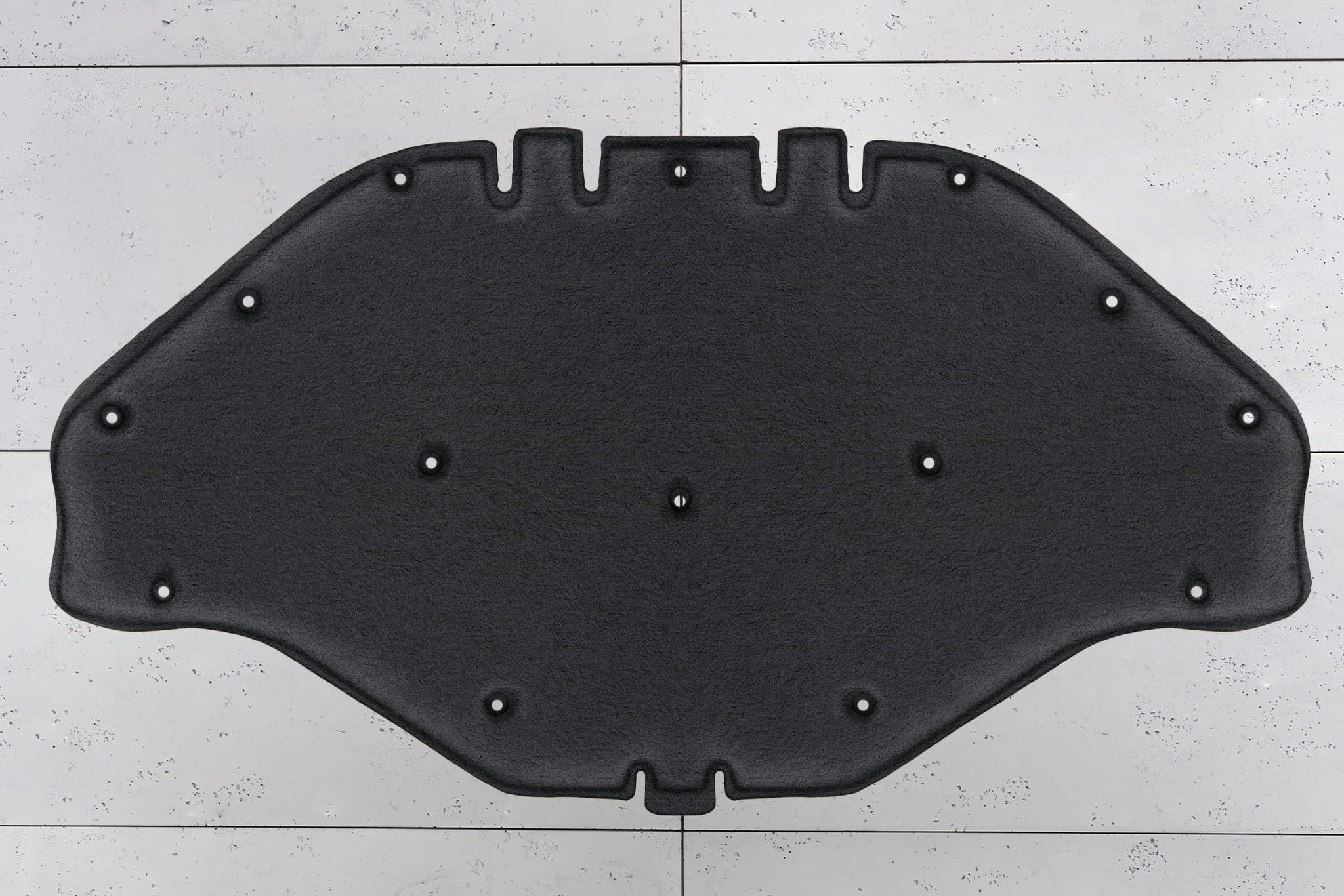 GEPCO Motorhaubendämmung Motorraumdämmung Dämmmatte Motorhaube mit Clips kompatibel mit MERCEDES ML W166 2011–2015, GLE W166 2015–2019, GL X166 2012–2015, GLS X166 2015+ A1666820126