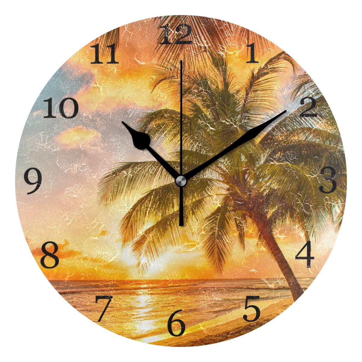 Kuwt Beach Palm Tree Wall Clock Silent Non Ticking 95 Inch Round Clock Acrylic Art Painting Home Office School Decor Buy Online In Mongolia At Mongoliadesertcartcom Productid 114440997 Kuwt Beach Palm Tree Wall Clock Silent Non Ticking 95 Inch Round Clock Acrylic Art Painting Home Office School Decor Buy Online In Mongolia At Mongoliadesertcartcom Productid 114440997