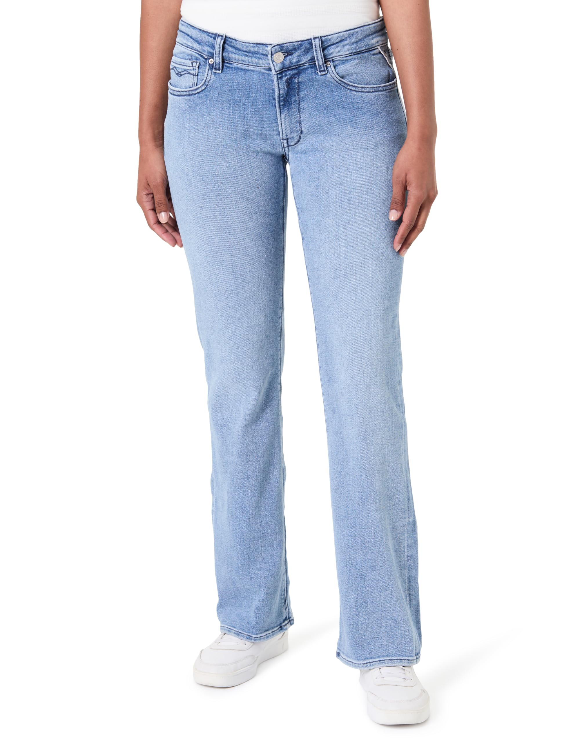 Replay Women's Jeans New Luz Bootcut, Light Blue 010 (Blue), 31W/34L