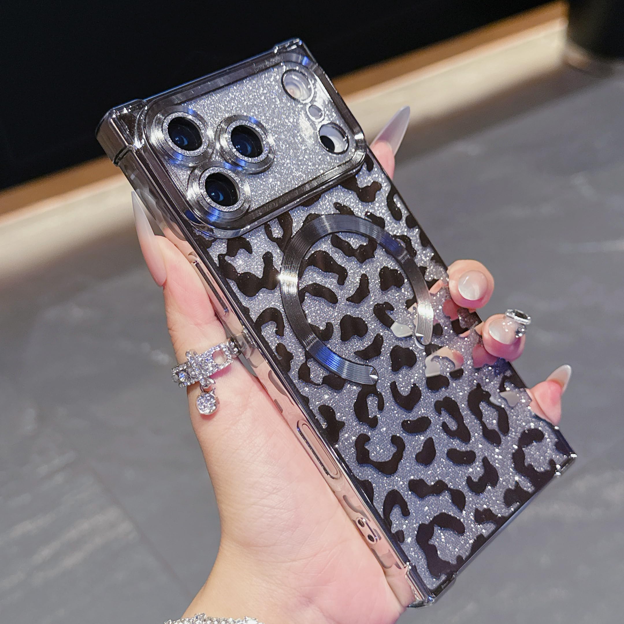 QIWEIQING Glitzer Hülle für Samsung S26 Ultra Schutzhülle Ko