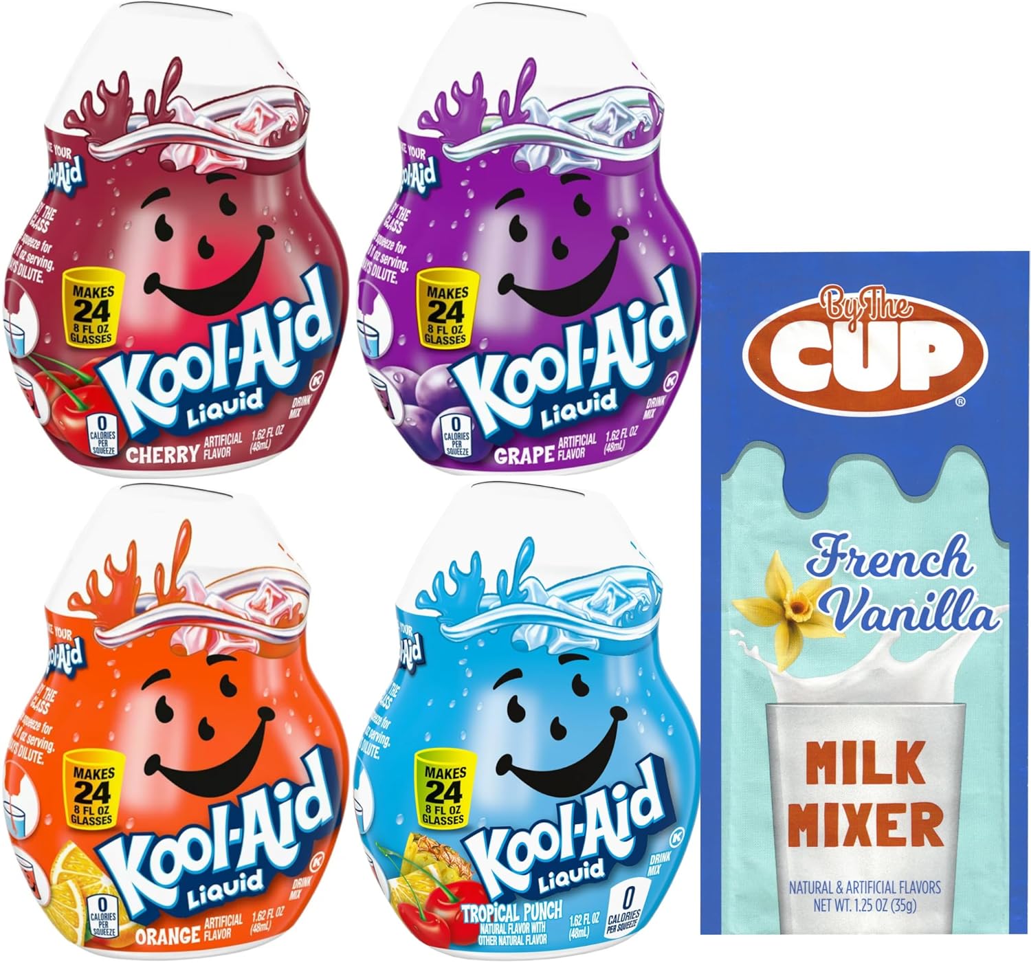 KoolAid Liquid Drink Mix 4 Flavor Variety, Tropical Punch
