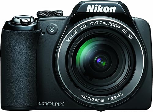 Nikon Coolpix P90 Cámara digital de 121 MP con 24 x gran angular de reducción de vibración óptica VR zoom y LCD de inclinación de 3 pulgadas