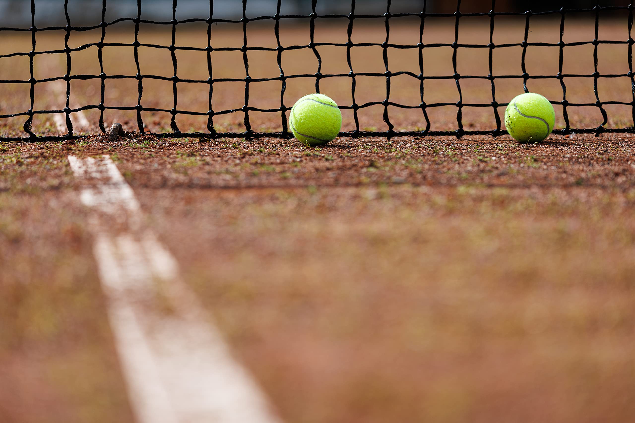 Carrington® Expert 3,5mm-Tennisnetz - Doppelmaschig - Spezielles Matschbodennetz mit oberem schmutzfreiem Band!