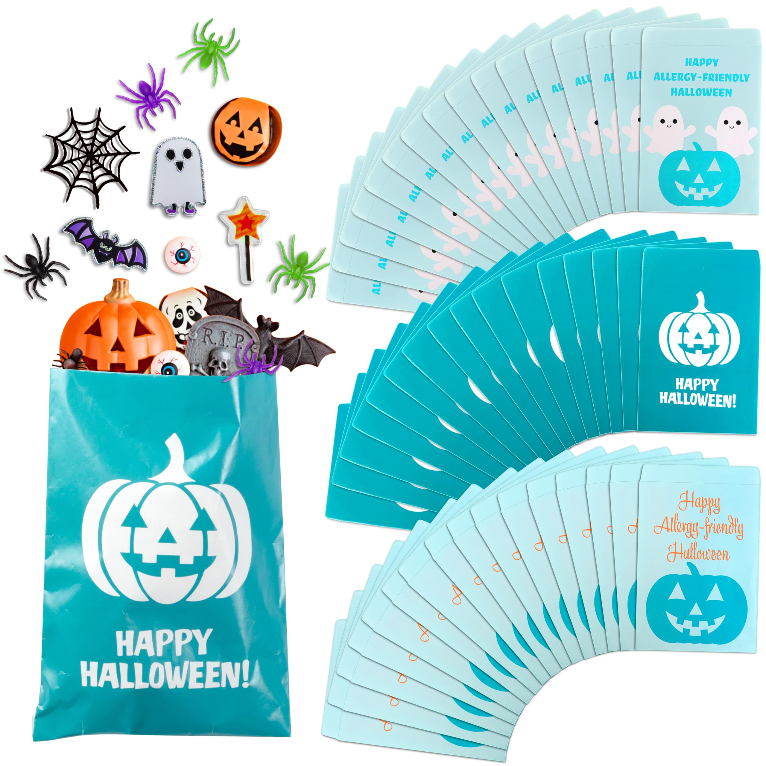 Thuodo 288 PCS Halloween Party Favors for Kids Halloween Toys Bulk Trick or Treat Goodie Bag Fillers Holiday Party Supplies School Classroom Non Candy Prizes Gifts