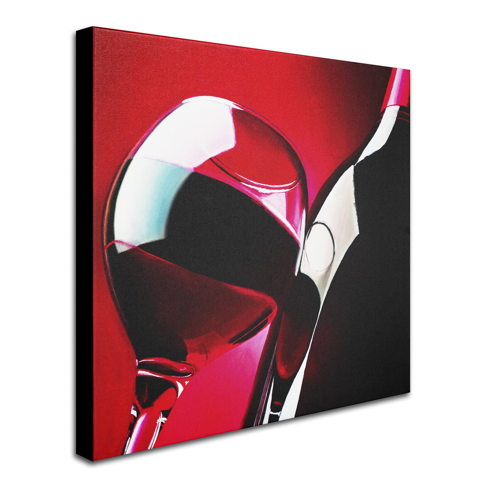 Amazon｜Roderic Stevens作Red Wine 35x35インチ キャンバス
