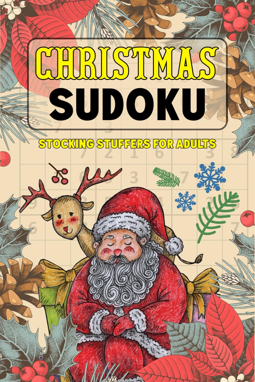 Stocking Stuffers For Adults: Christmas Sudoku: Christmas Activity Book with 200 Sudoku Puzzles for Adults, Seniors