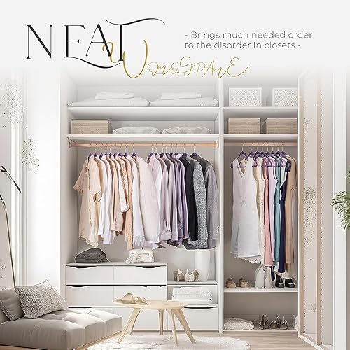 Miniatura 145 de HOUSE DAY - Perchas de terciopelo antideslizantes para trajes (60 unidades)