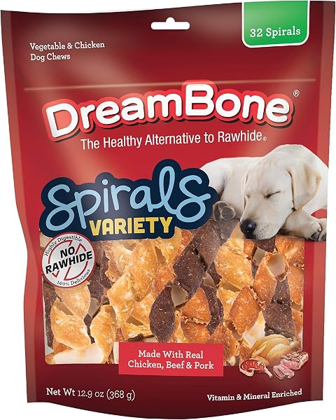 DreamBone Spirals Variety Pack Rawhide-Free Chews