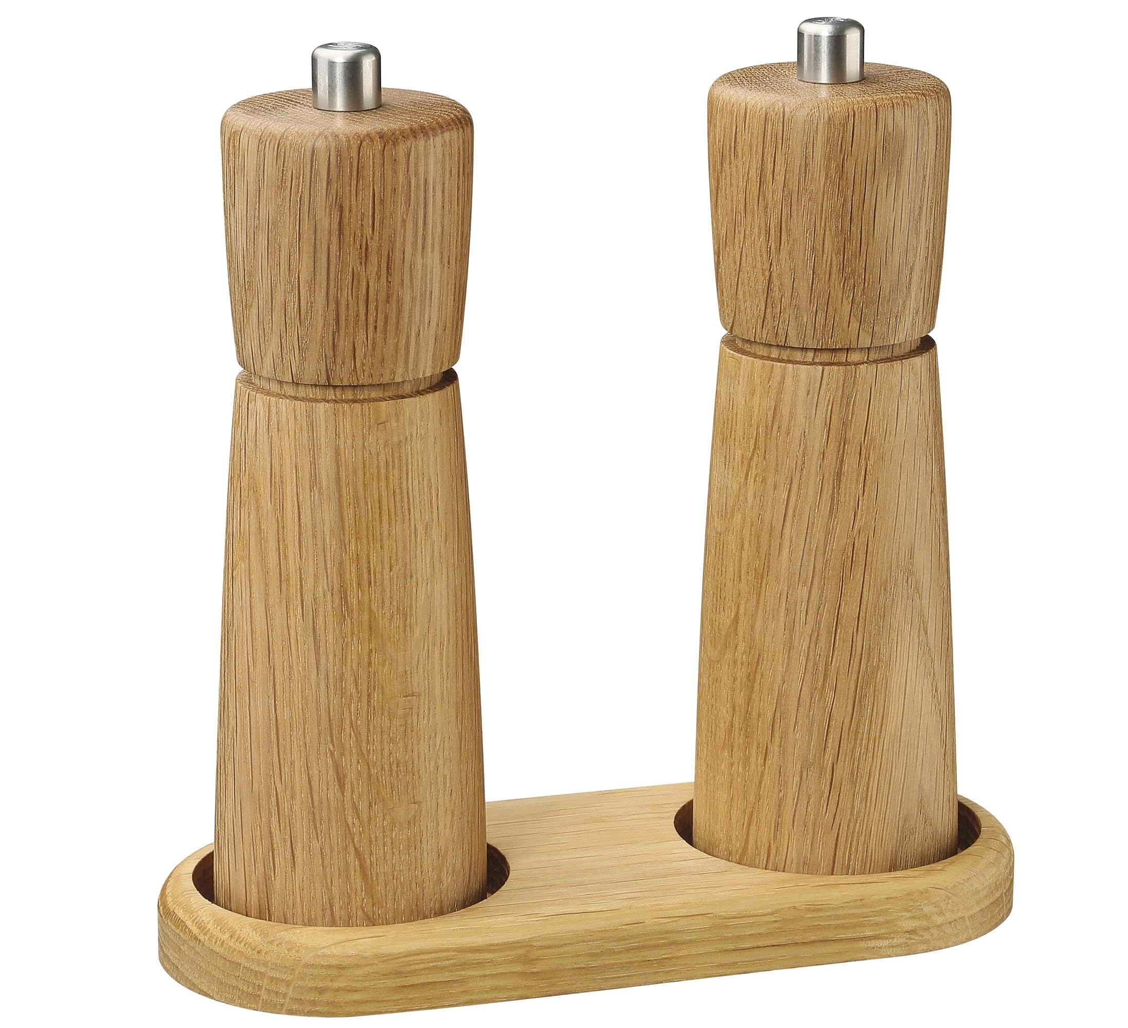 Zassenhaus Oak Mill Coaster for 2 Mills - Image 4