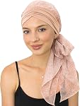 CAPLORD Head Scarf for Women Skull Cap Chemo Patients Headwear Cancer Hair Loss Scarf Headwrap Cover Hat Turban Covering Wrap