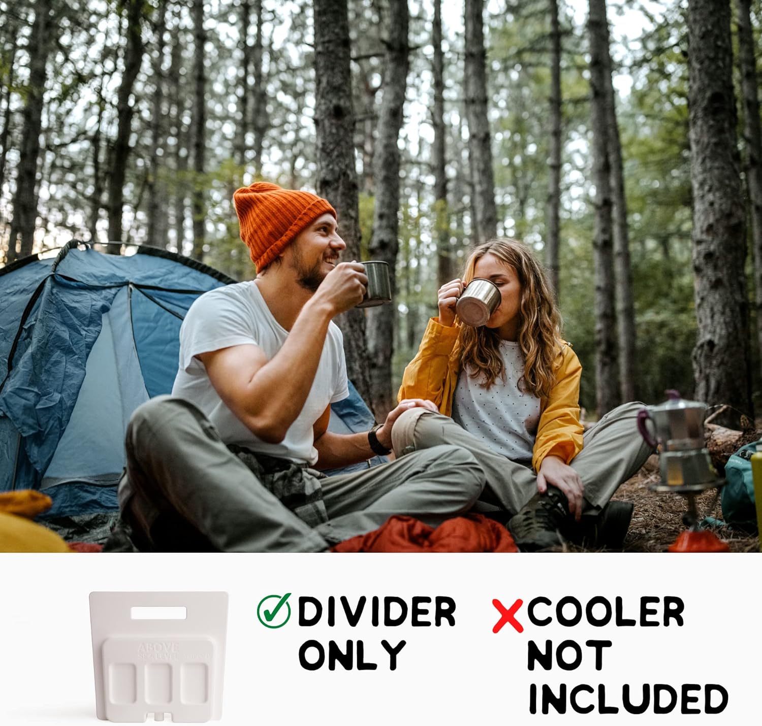 Ice Pack Divider for YETI Coolers - Four Sizes to Fit The YETI Tundra Haul, 35, 45, 65, Roadie 48, 60 - YETI Cooler Accessories - Freezable YETI Accessories