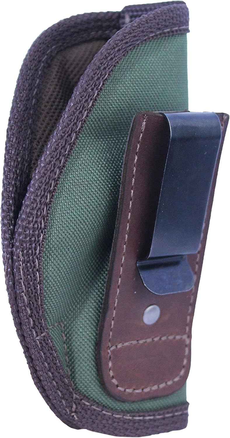 Barsony New Woodland Green Tuckable Holster for Small .380, Ultra Compact 9mm 40 45 Pistols