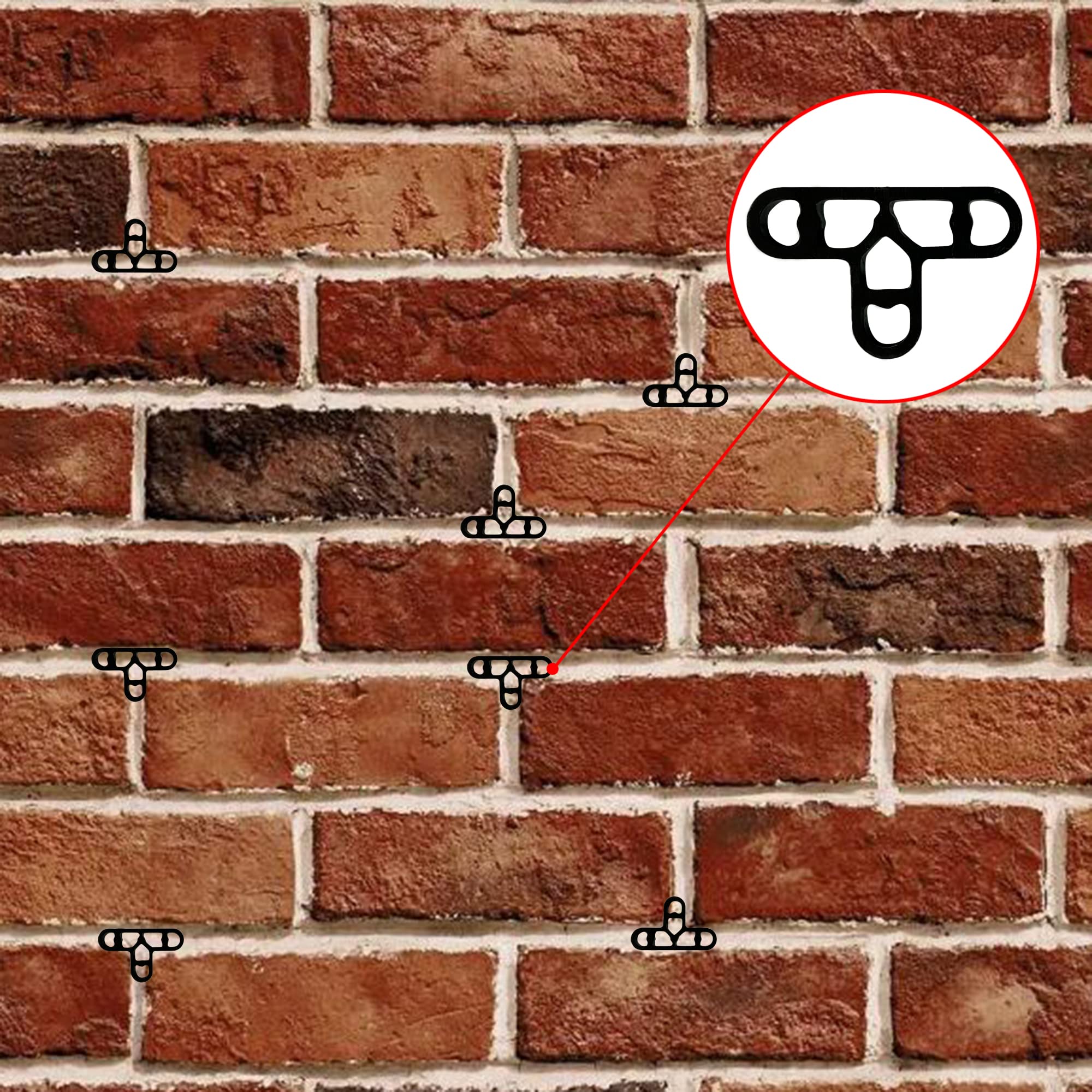 200Pcs Wall Floor Tile Plastic T Shape Spacers Tiling