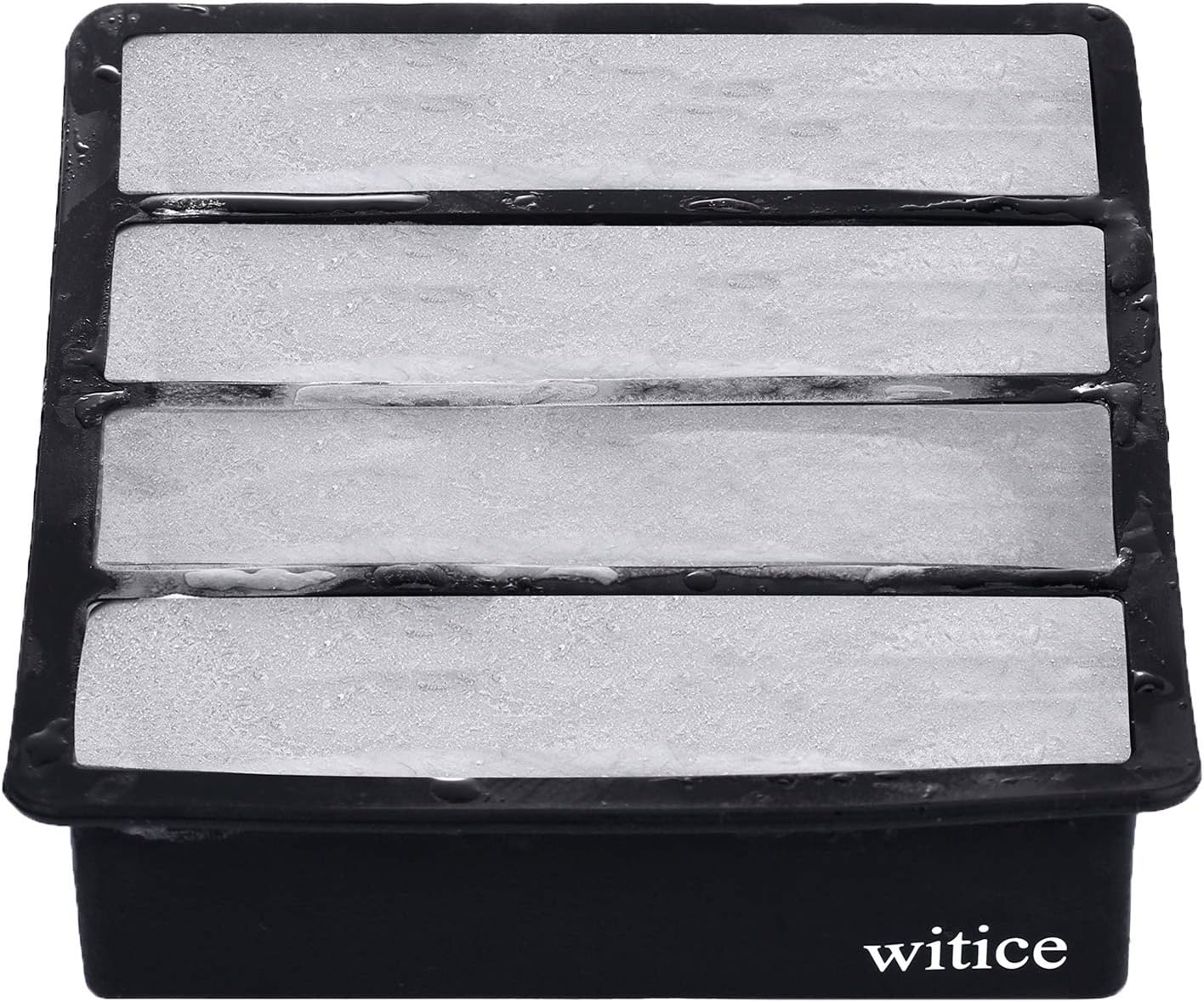 シリコン製アイスキューブトレイ Lサイズ ウイスキー用 (2個パック) バター型 簡単リリースアイスキューブ付き ウイスキー用 カク