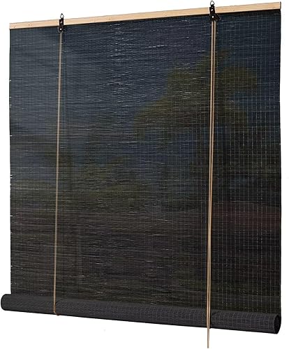 Miniatura 1 de BAYUE Persianas enrollables de bambú para interioresexteriores,Persianas enrollables personalizadas,Persianas enrollables romanas,Persianas