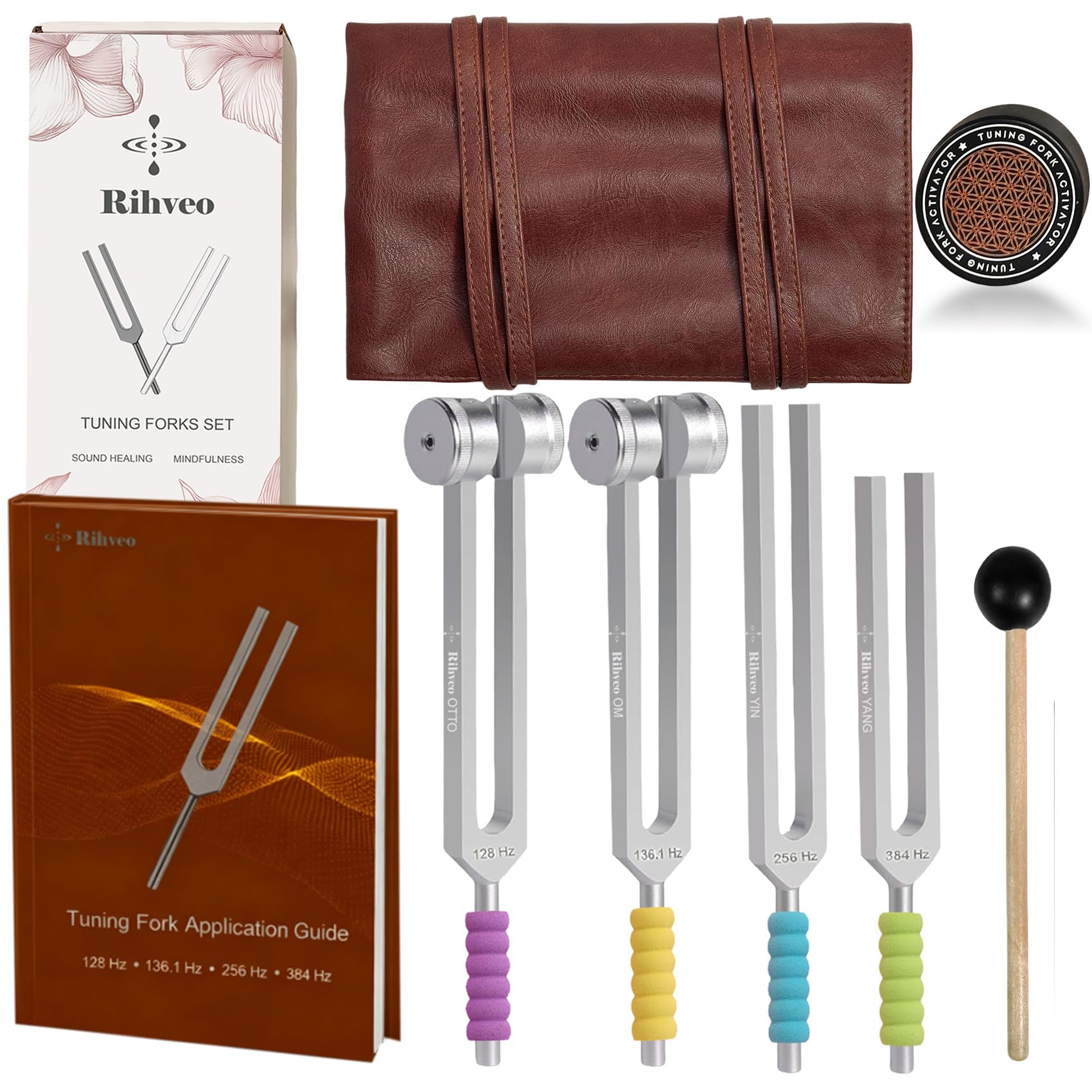 Amazon.com: Tuning Forks for Healing Set (128Hz, 136.1Hz, 256Hz