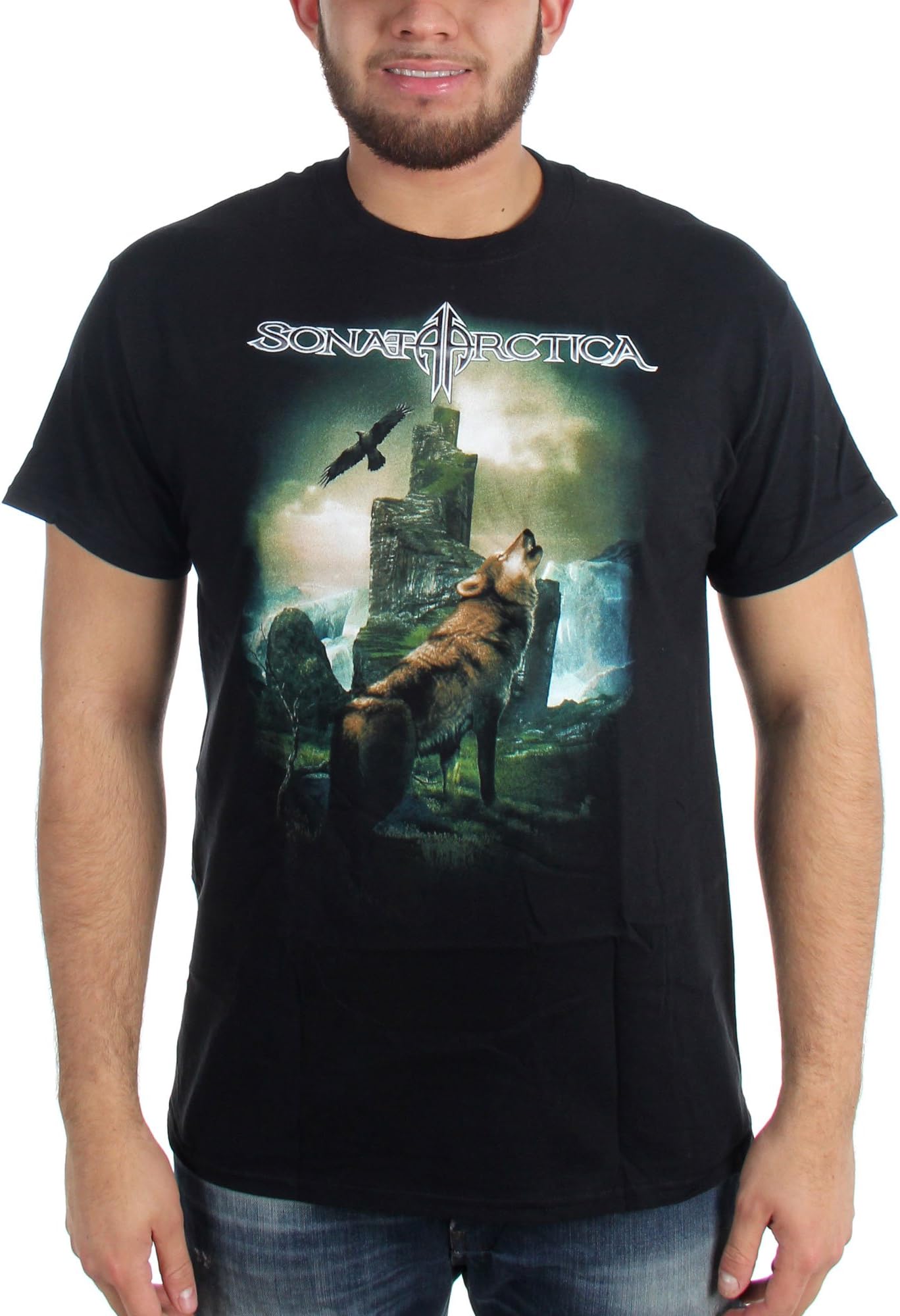 Mens Somewhere T-Shirt, XX-Large, Black