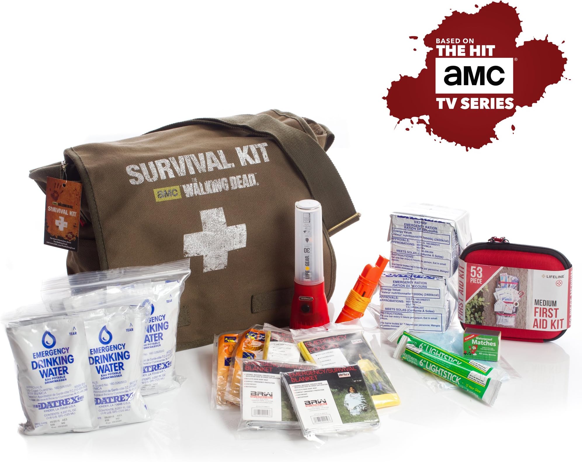 First My Family AMC's The Walking Dead Survival Kit - Two Person