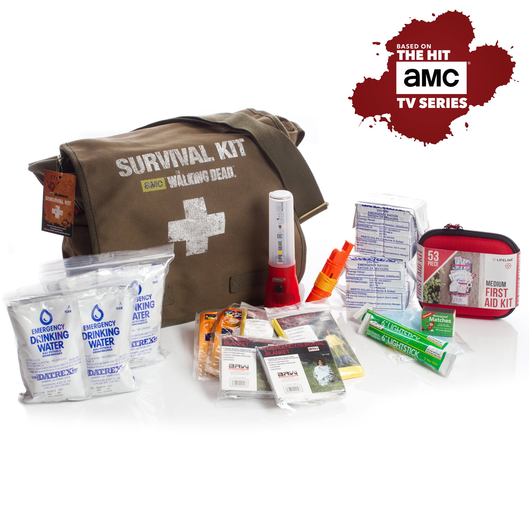 First My Family AMC's The Walking Dead Survival Kit - Two Person