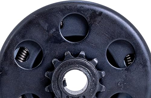 Miniatura 4 de AlveyTech Conjunto de embrague con eje de 58 pulgadas y piñón de cadena #35 de 12 dientes para Go-Karts Coleman CK100 y SK100