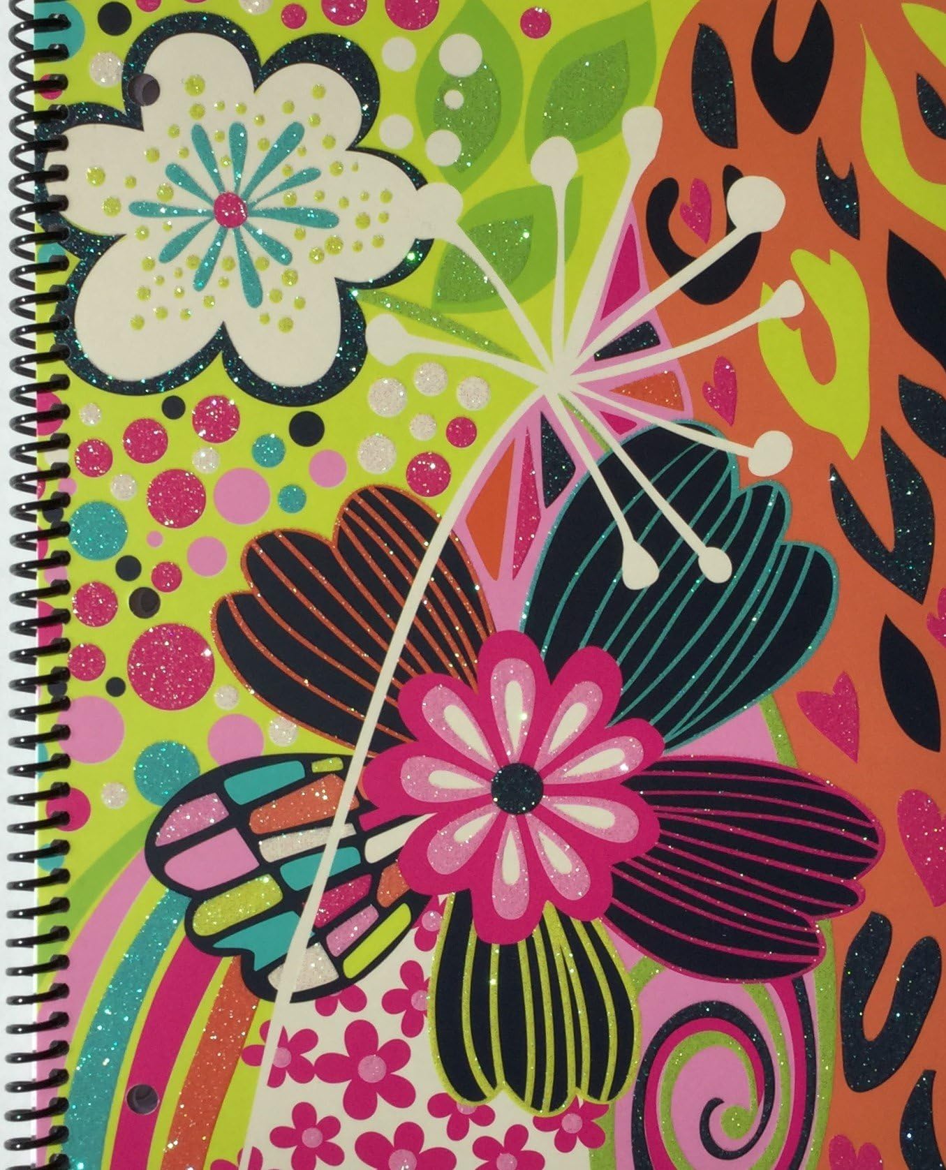 "Happy" Collection 1 Subject Notebook, Assorted Pattern