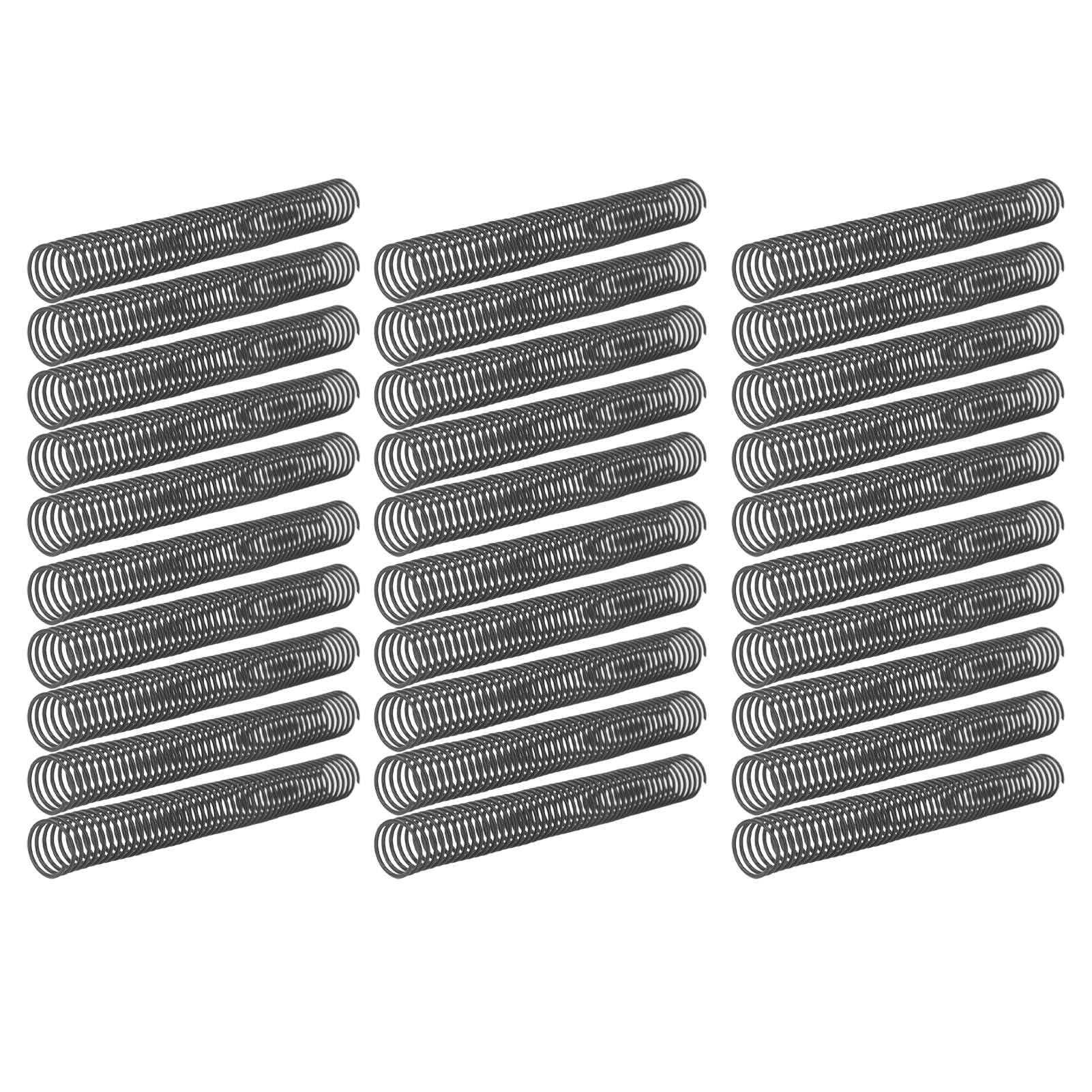 Bobine di rilegatura a spirale da 30 pezzi 29 mm in plastica PVC 48 denti rapporto 4:1 per 260 fogli di carta A4 rilegatura di documenti professionale per ingegneri aziendal