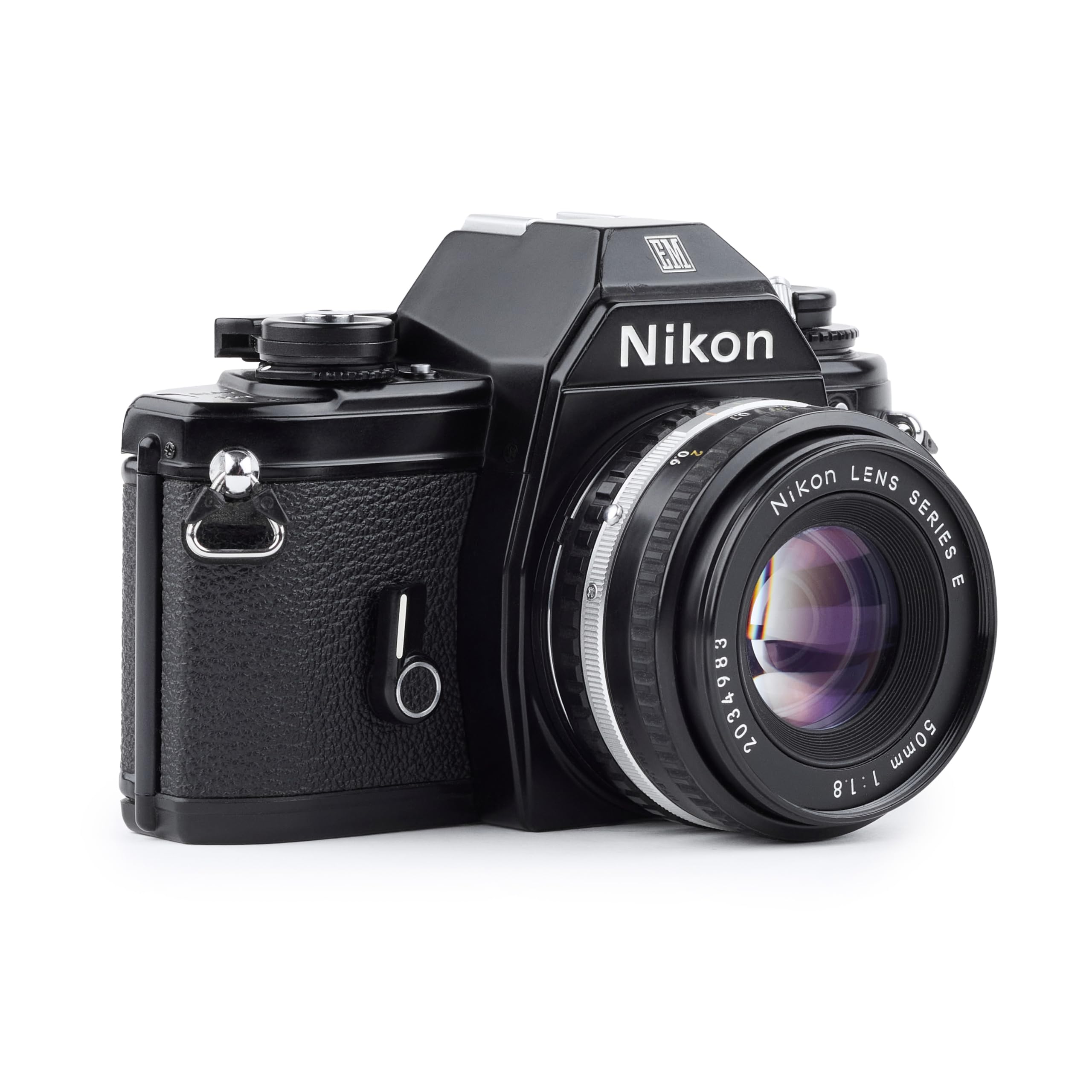 Amazon.com : Nikon Em 35mm SLR Film Camera Black Body with Nikon F