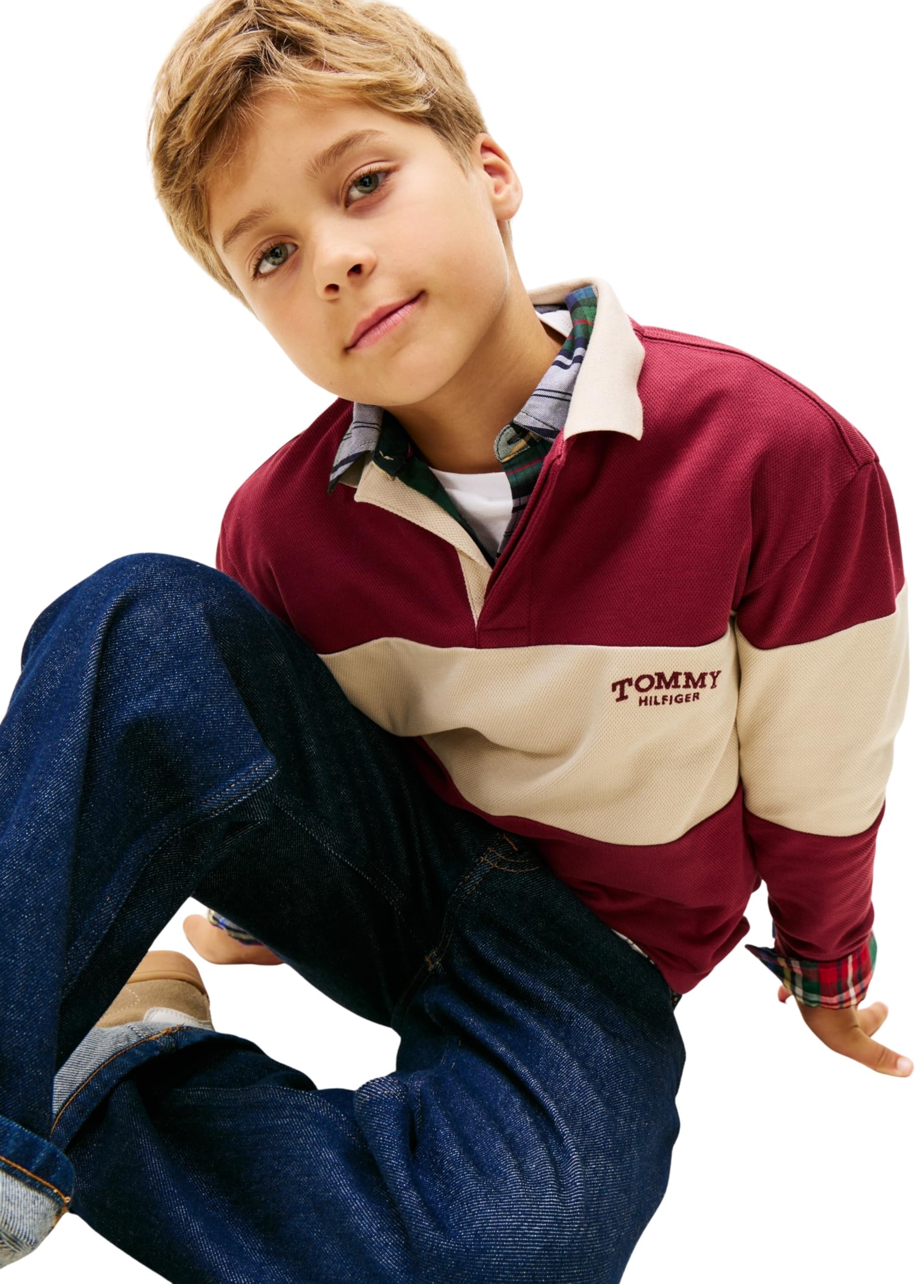 Tommy Hilfiger Polo L/S para Niños