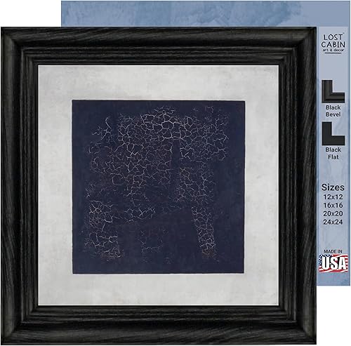 Kazimir Malevich - Póster enmarcado para decoración de pared diseño de cuadros y cuadros de pintura fina impresiones de galería en marco de madera