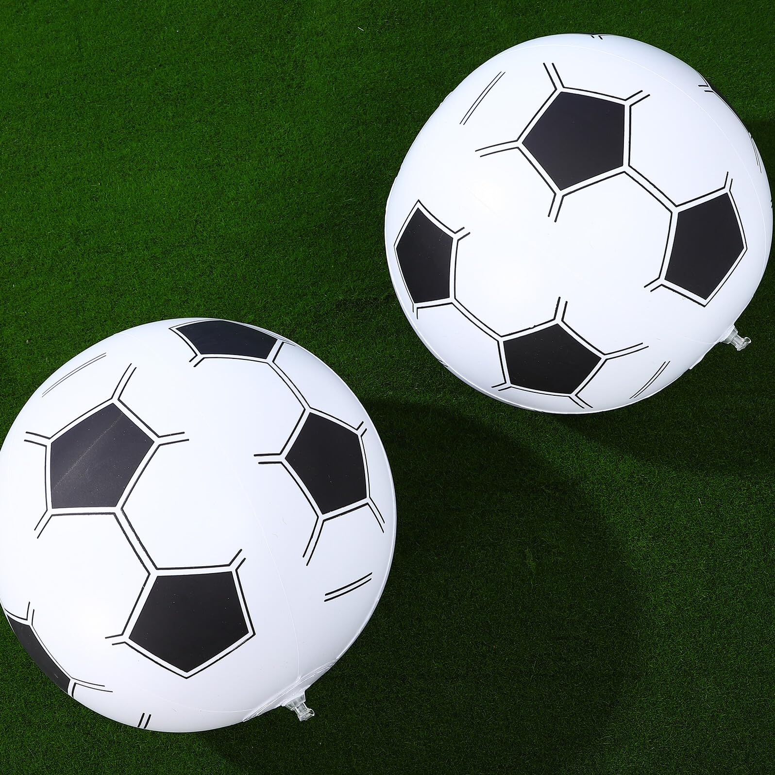 Pallone da Spiaggia Gonfiabile 15pezzi Pvc Bianco per Giochi Outdoor | Festa Estiva, Gonfiaggio Rapido e Sgonfiaggio Rapido, Uso Party Favors