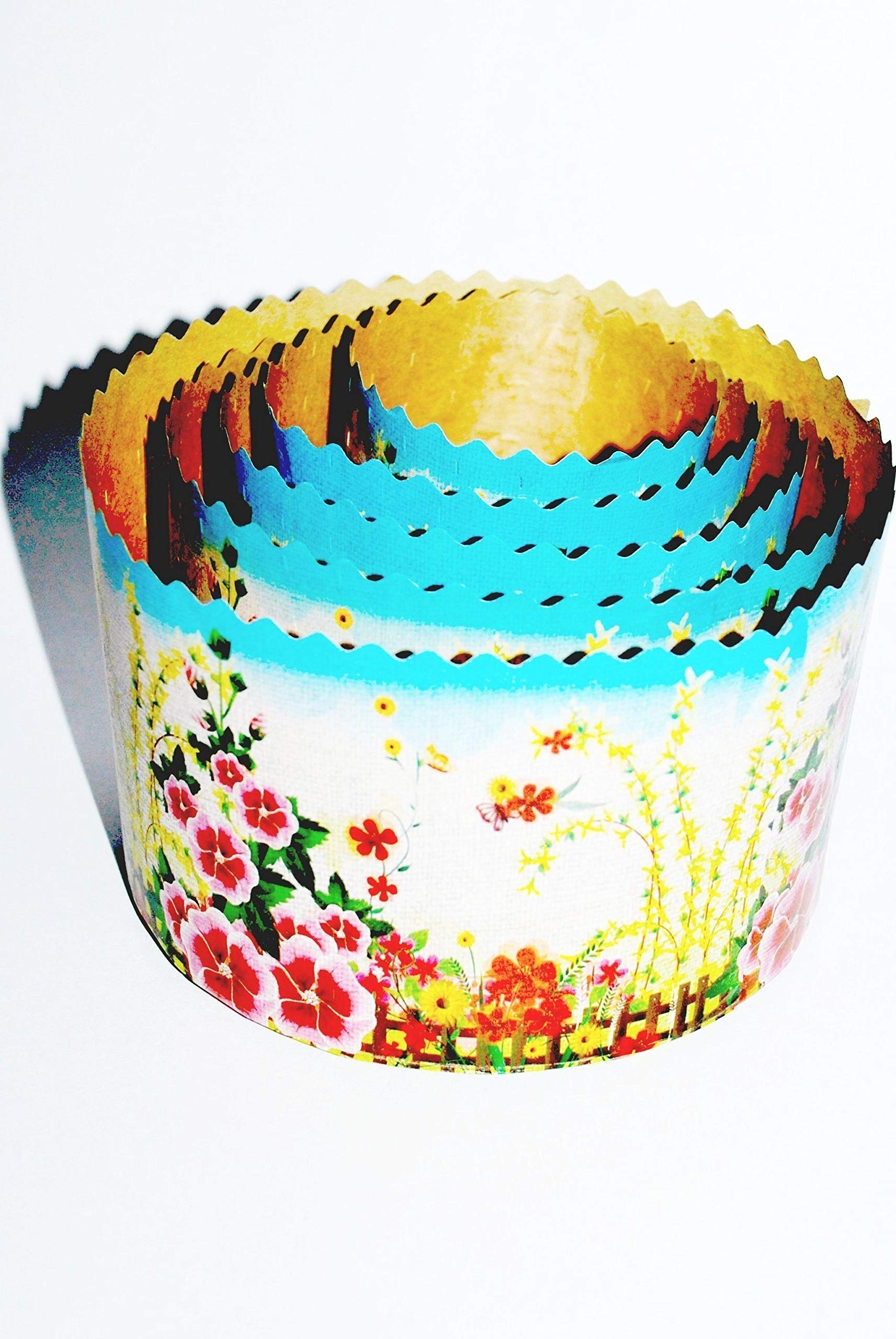 Easter bread baking paper forms. Ukrainian. Set of 5 various sizes