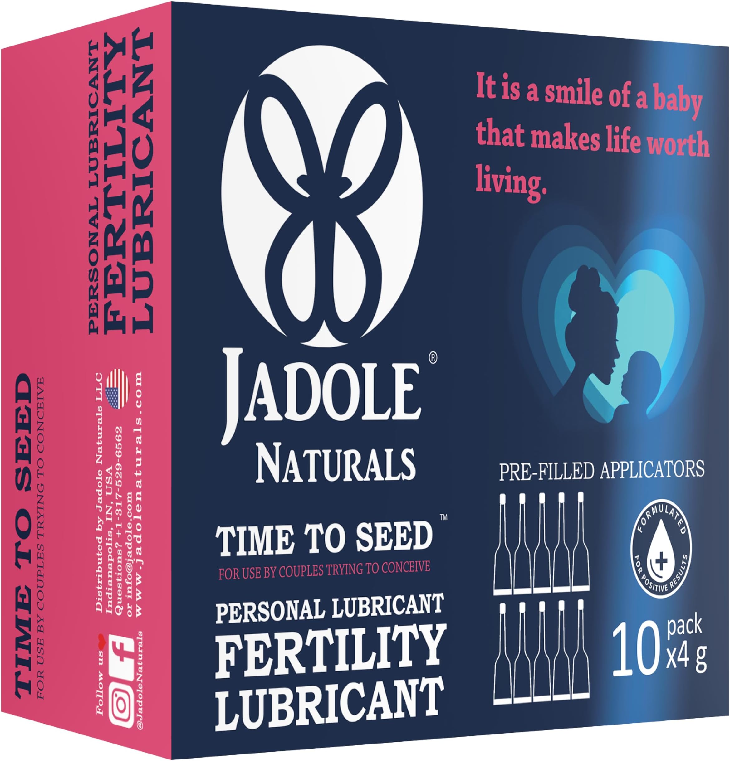 Intimate Gel for Men and Women (Pack of 10, each 4g) | Fertility friendly for people who is trying to conceive | Fertility Lubricant.