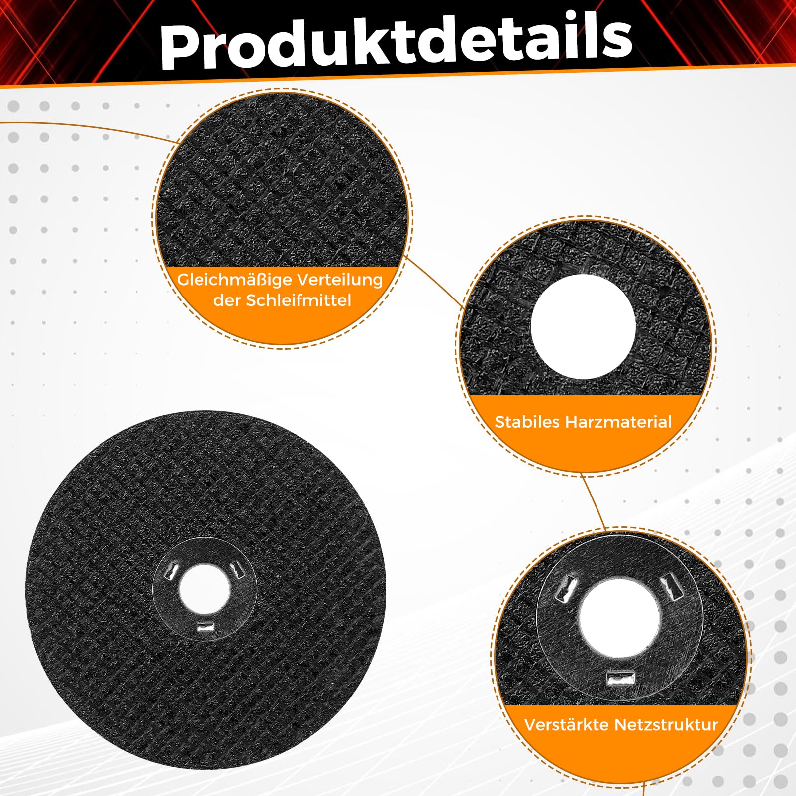 Set di 23 dischi da taglio e a ventaglio, 75 mm, 75 x 1,2 x 10 mm, dischi da taglio per piccole Flex, mini smerigliatrice angolare per levigare, tagliare e lucidare metallo, legno, pietra e plastica