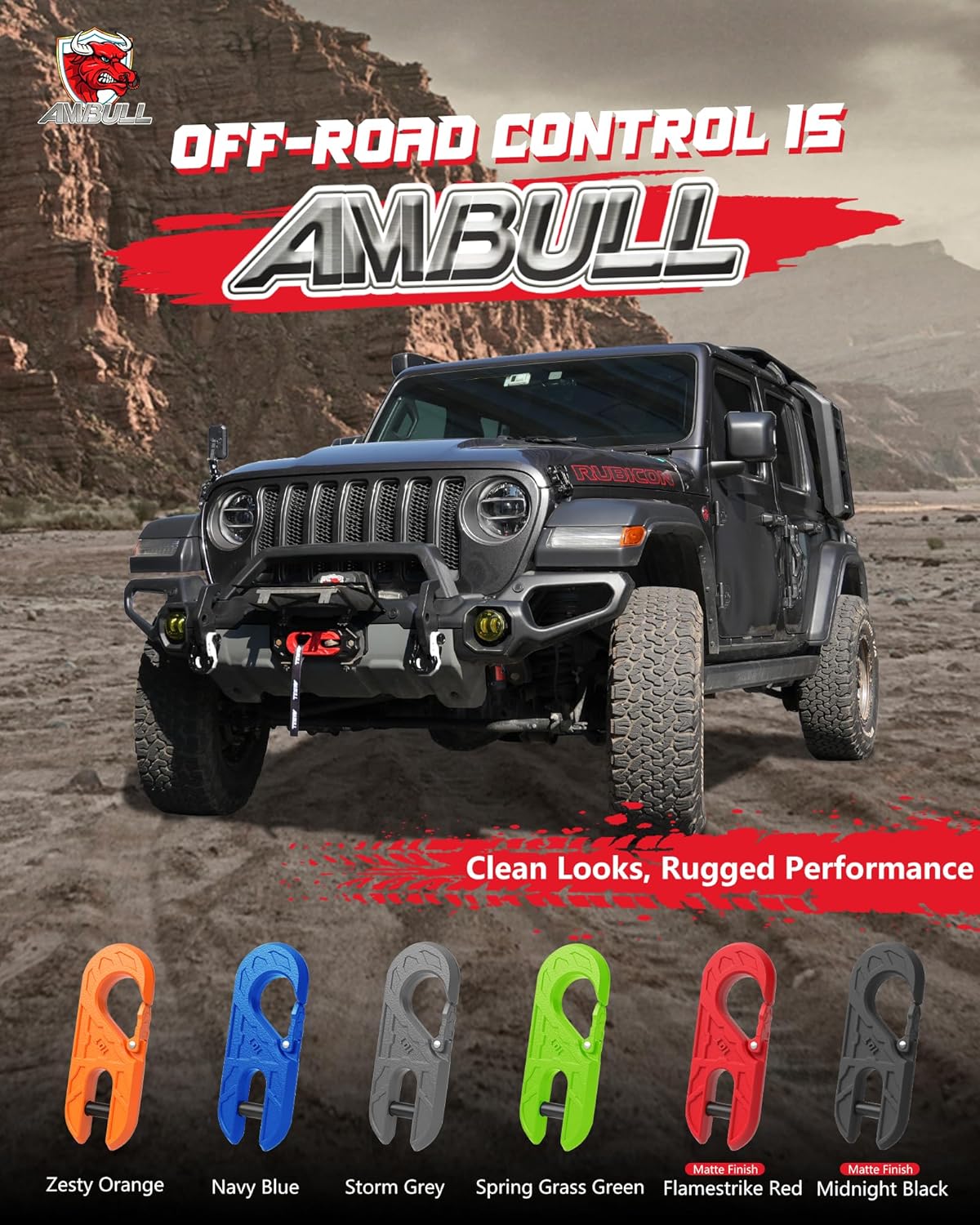 Towing Winch Fairleads with Tow Hook, Upgrade Al Hawse Fairlead with G80 Heavy Duty Forged Steel Winch Hook for Electric Winch, 33000lb Break Strength, for Synthetic Rope Recorvery, BlackRed