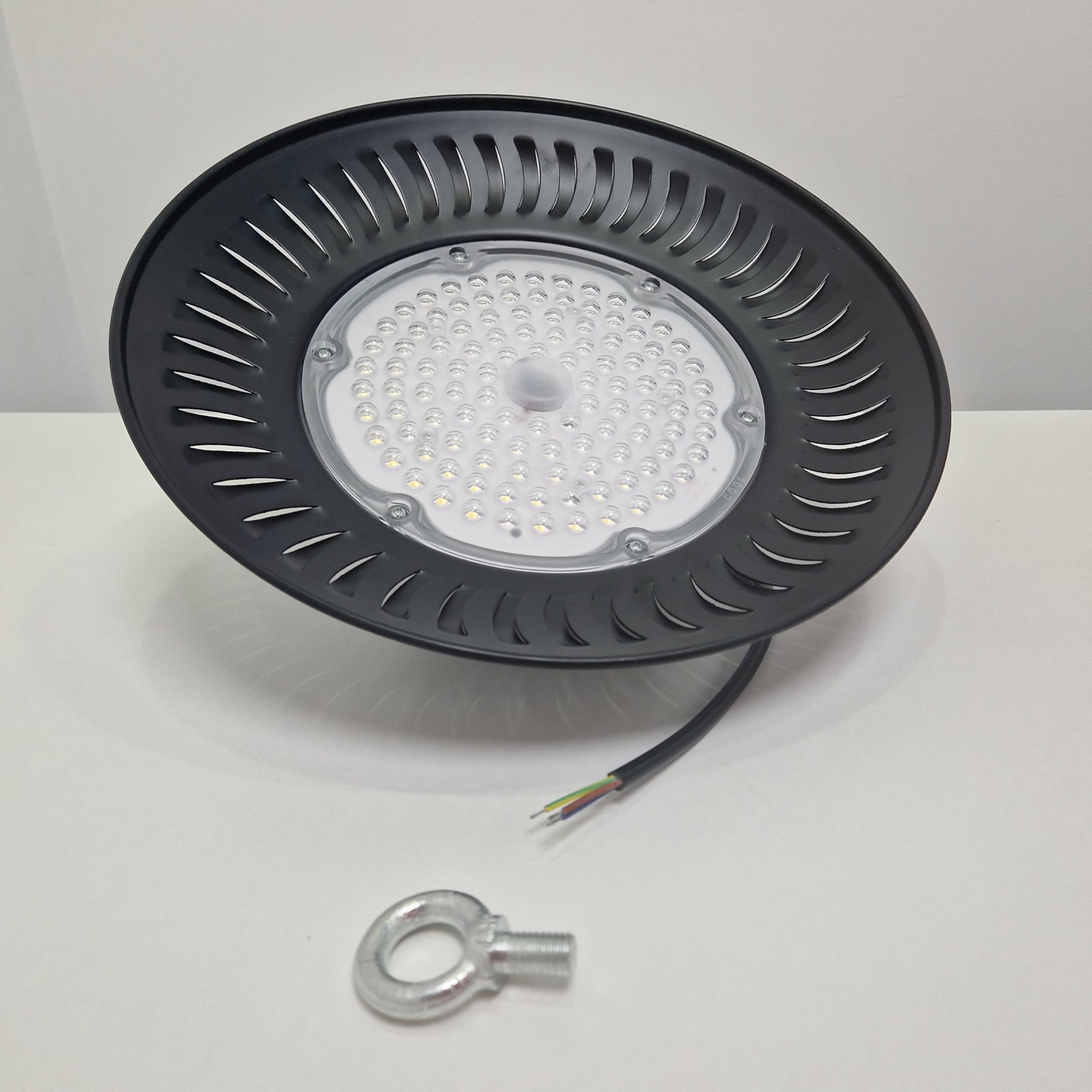 Jandei – 6x ECO Industrial UFO LED High Bay 100W (odpowiednik 750W), zimna biel 6000K, Idealne oświetlenie obiektów przemysłowych, warsztatów, garaży, sklepów. Zastosowanie wewnątrz i na zewnątrz IP65