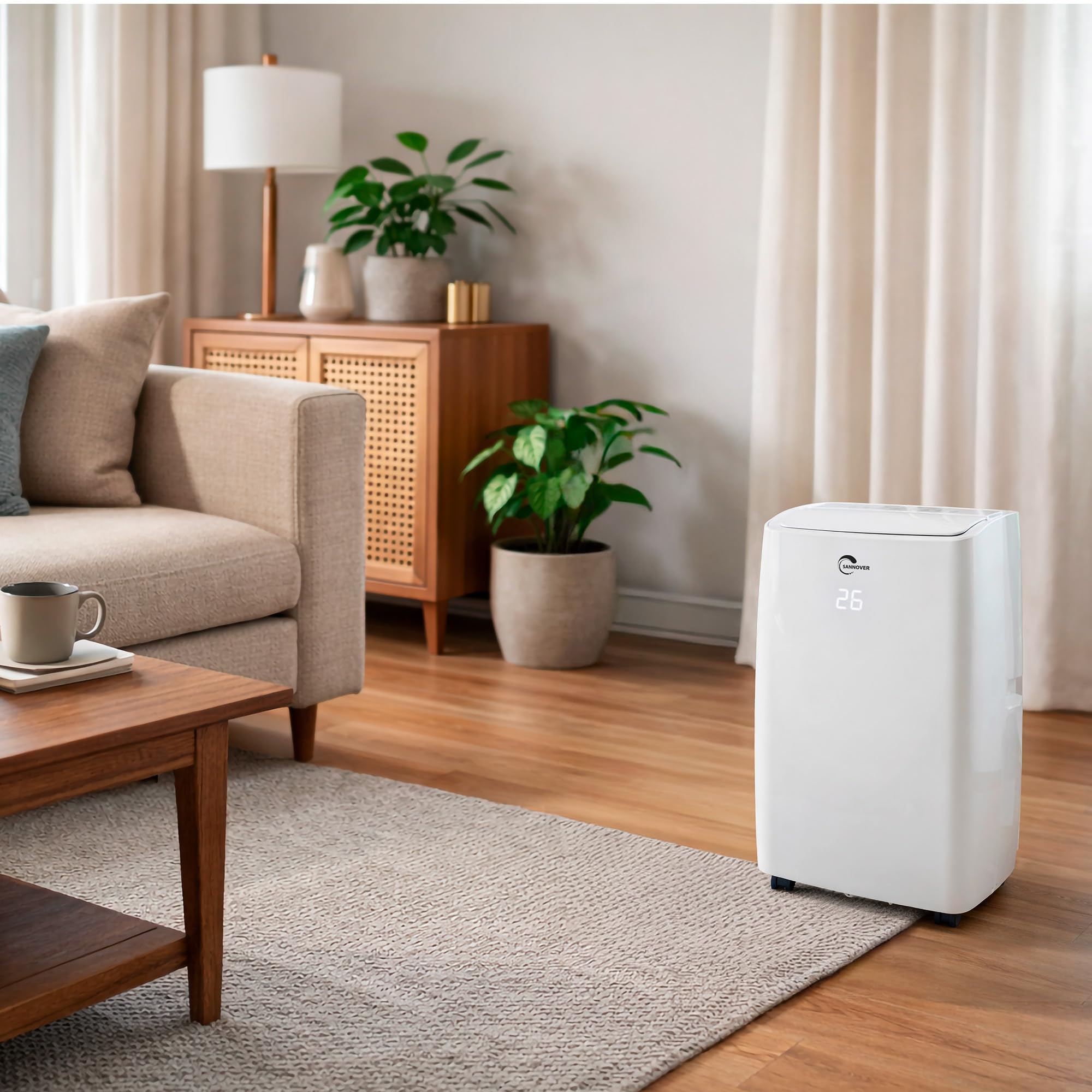 Climatiseur Mobile Réversible (Chaud/Froid) 4,1 kW / 14000 BTU Fresho Sannover