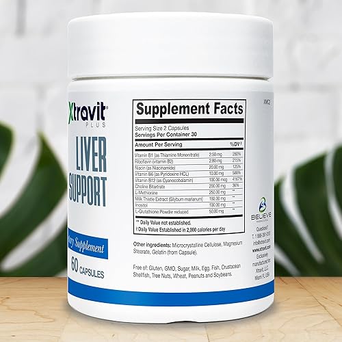 Miniatura 2 de Suplemento de apoyo hepático Suplementos para hombres y mujeres Fórmula natural de desintoxicación Puede apoyar el bienestar del hígado, colon y