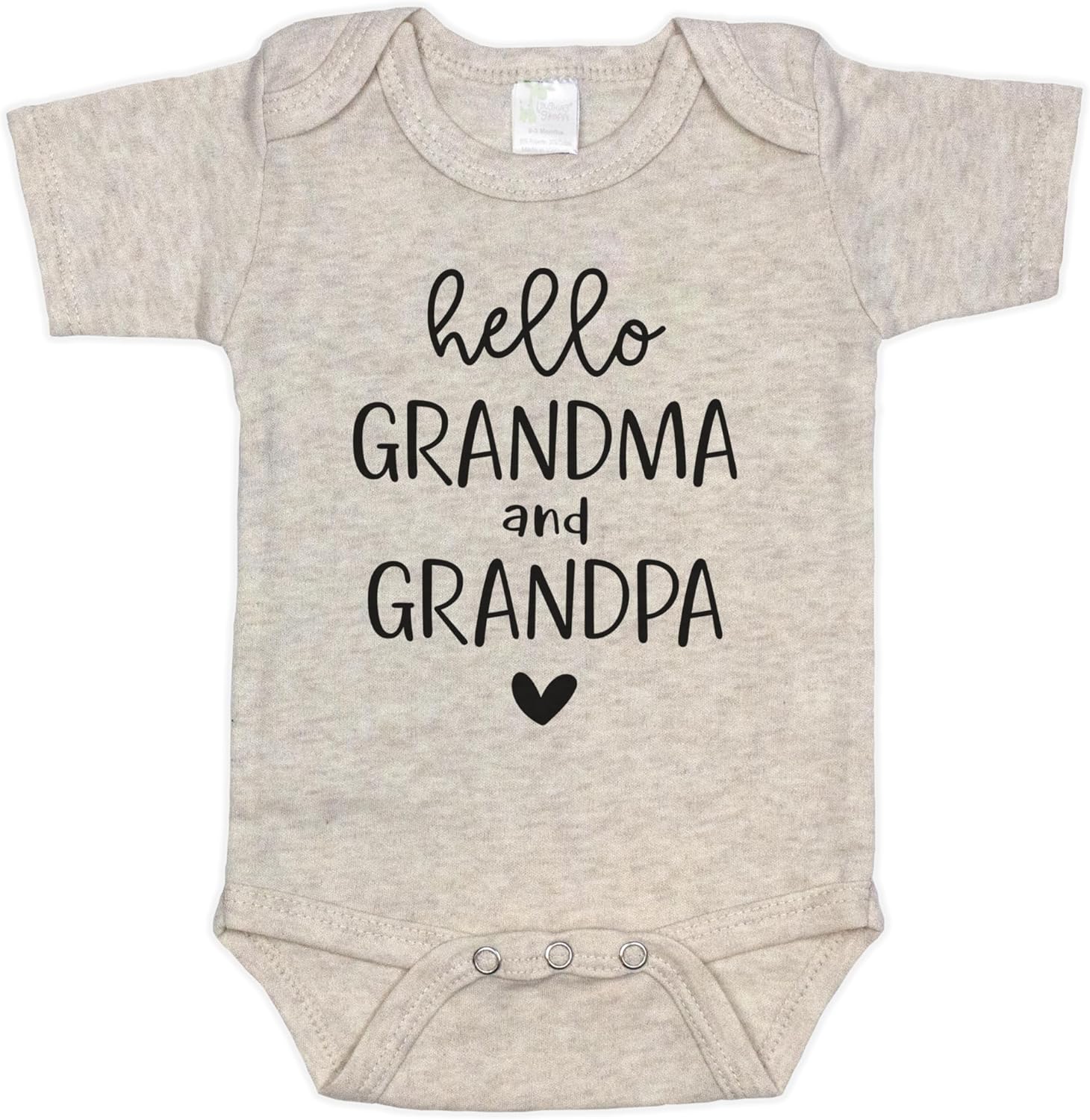 Hello Grandma & Grandpa Surprise Pregnancy Announcement Infant Bodysuit
