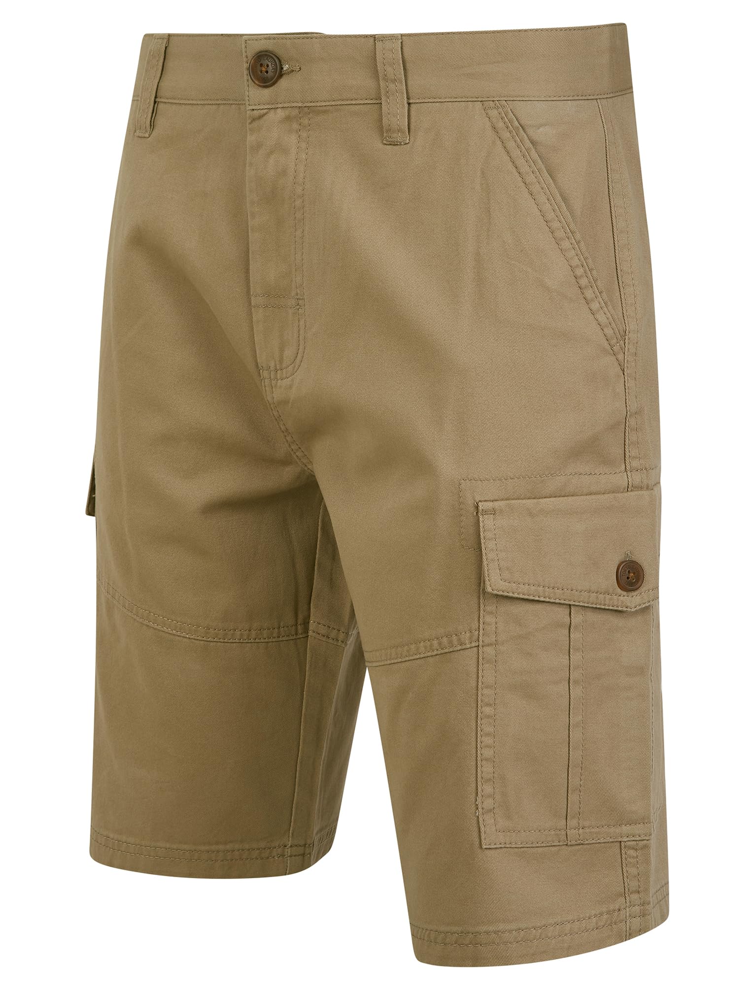 Tokyo Laundry Men's Stone Marini Cotton Twill Multi-Pocket Cargo Shorts